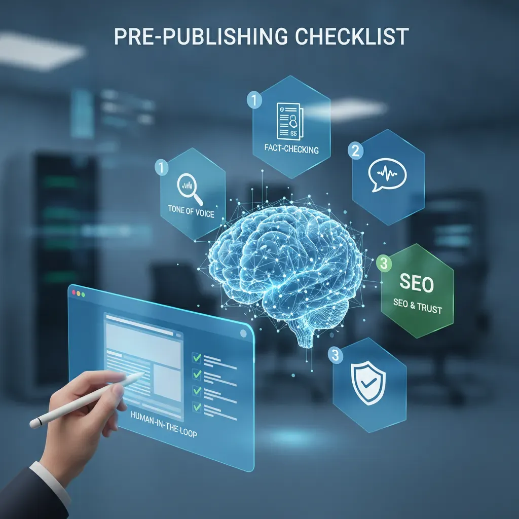 3. Pre-publishing Checklist: แนวทางการตรวจสอบคุณภาพ