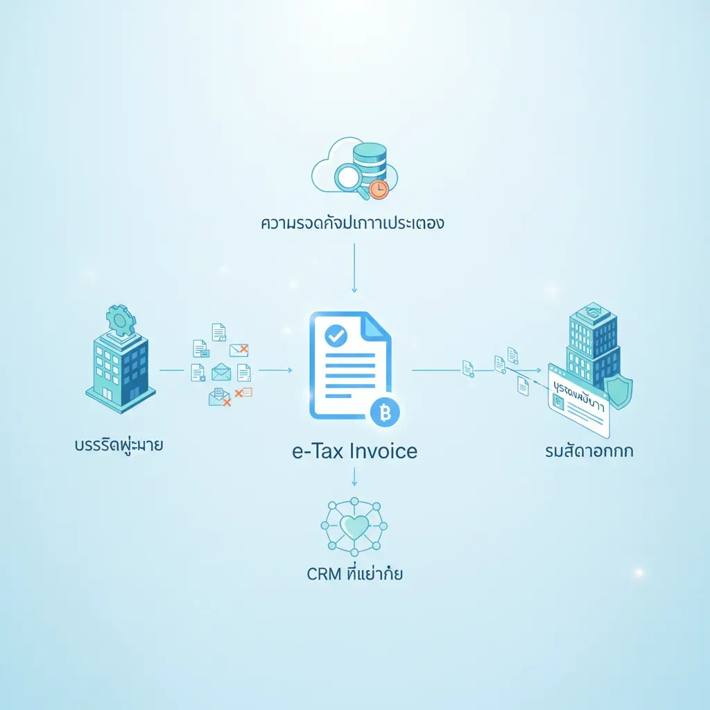 ทำไม e-Tax Invoice ถึงเป็นหัวใจสำคัญของงานบริการยุคใหม่