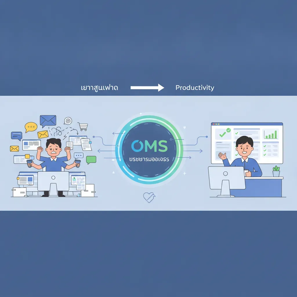 ทำไมการรวมศูนย์ออเดอร์จึงเป็นหัวใจของการเพิ่ม Productivity